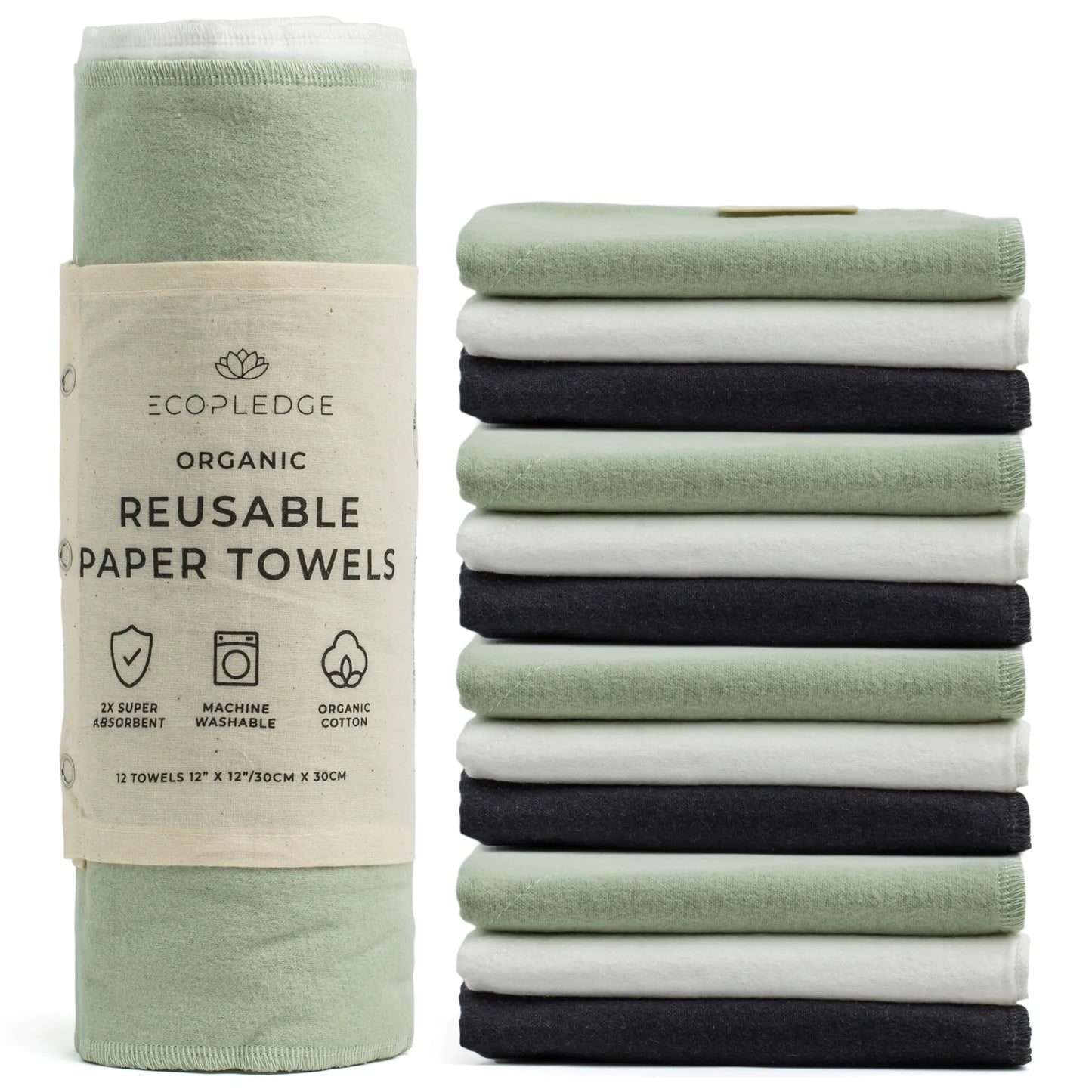 Reusable Kitchen Towels (12-Pack)
